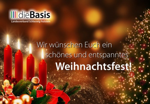 dieBasis wünscht schöne Weihnachten