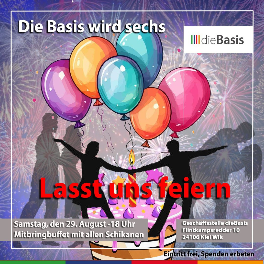 dieBasis Einladung zum Geburtstag 2026